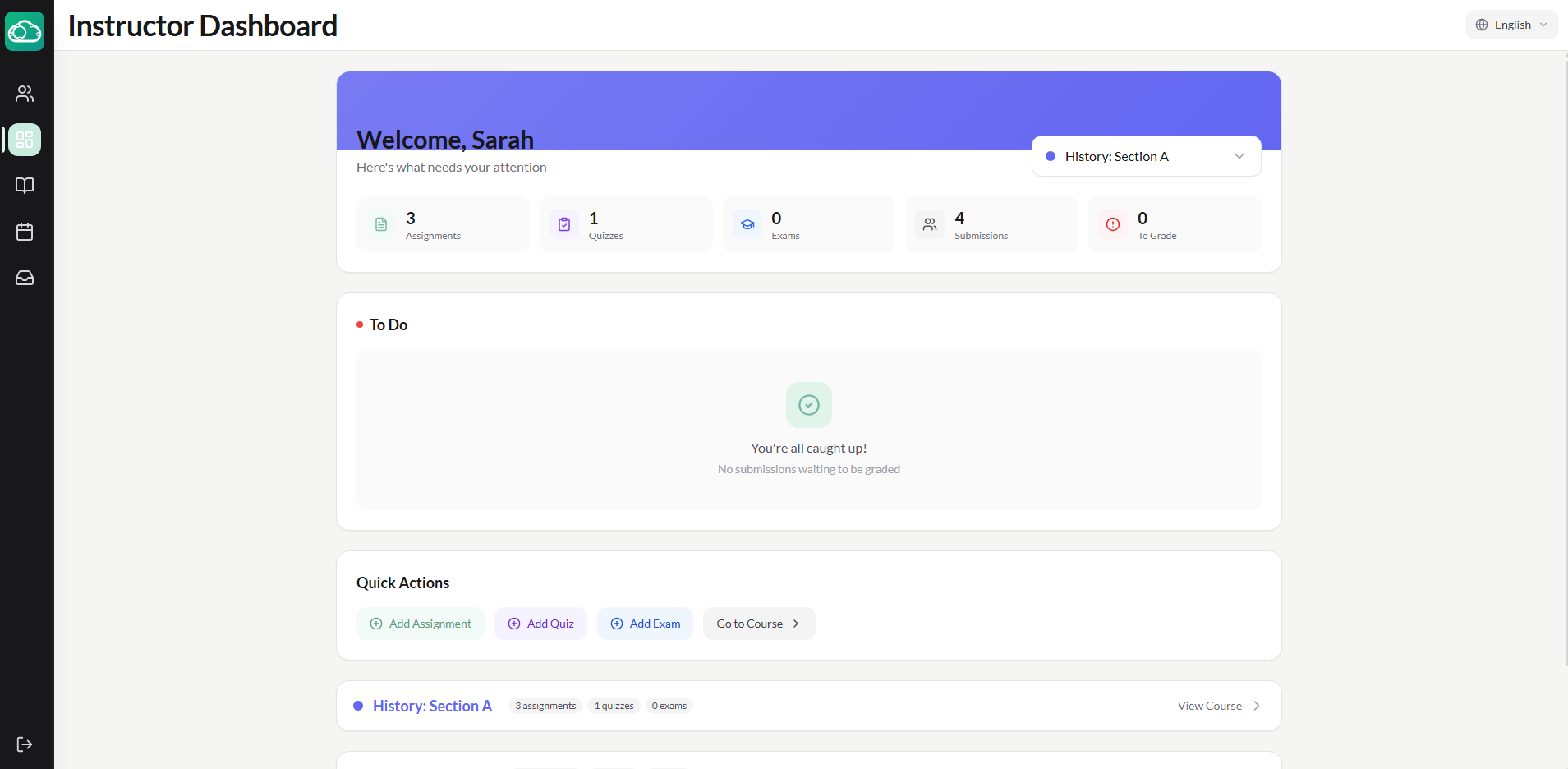 Instructor Dashboard